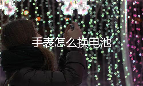 【】换电将新电池放进电池槽中